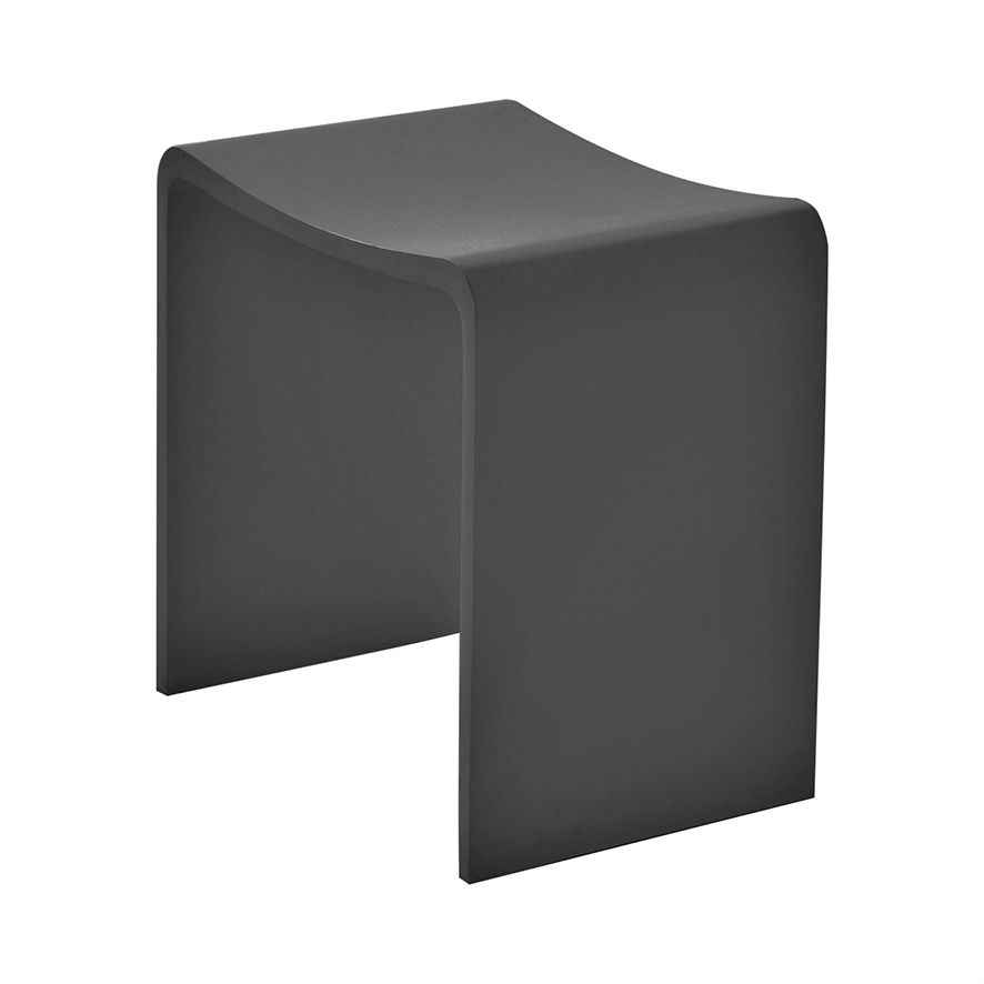 wit deuropening hemel Solid Surface Solutions Badkamer Krukje in mat zwart